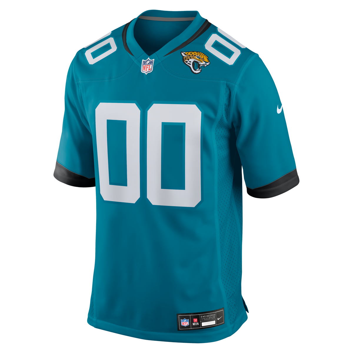 Jacksonville Jaguars Teal Custom Team Game Jersey
