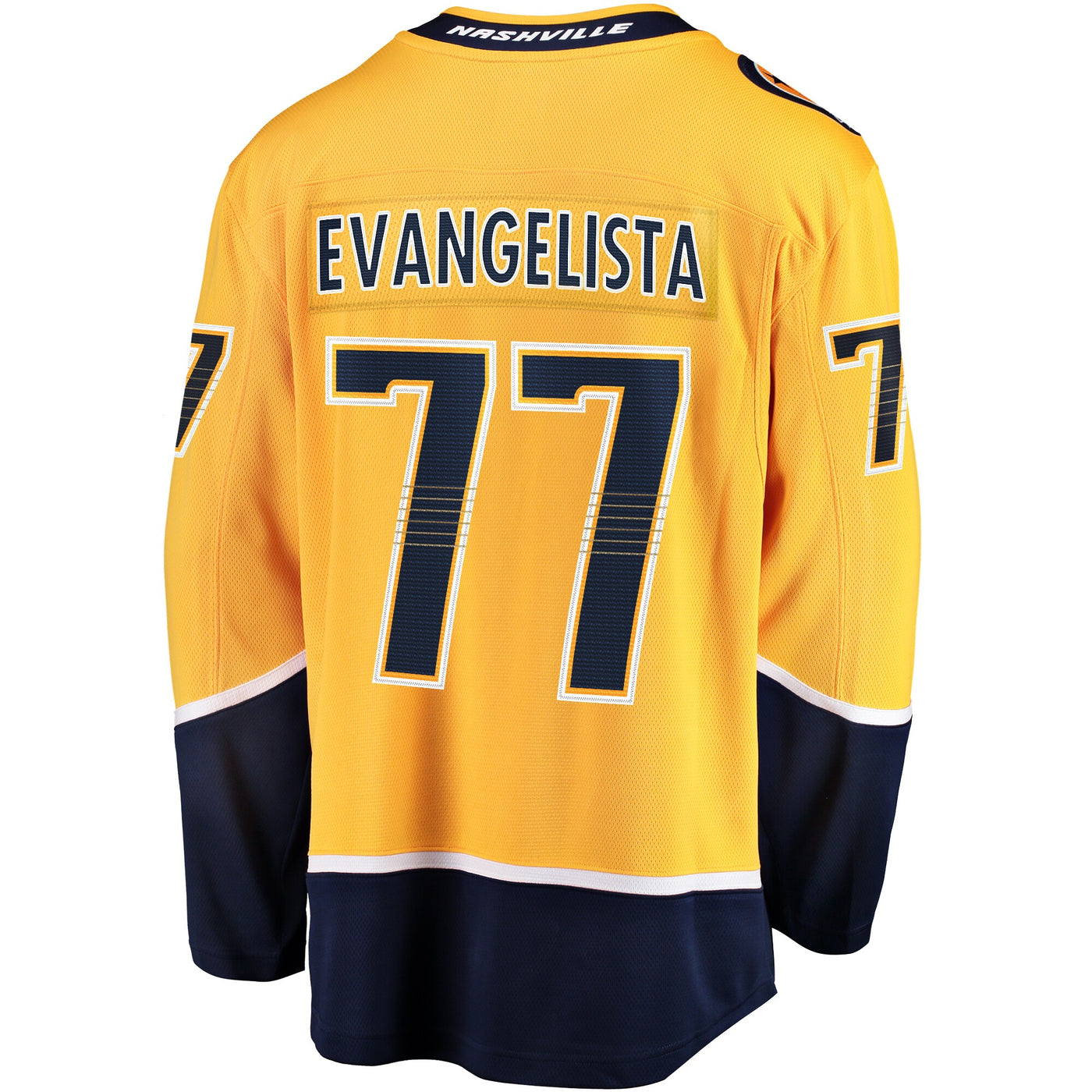 Nashville Predators Luke Evangelista Fanatics Gold Premier Breakaway Player Jersey