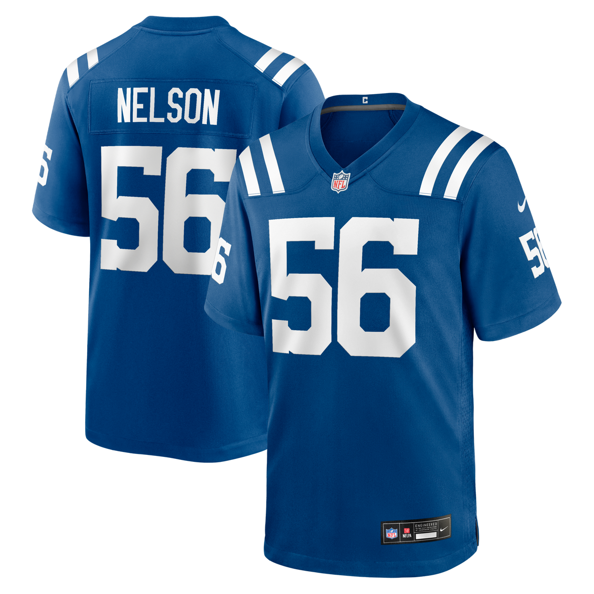 Indianapolis Colts Quenton Nelson Royal Game Player Jersey