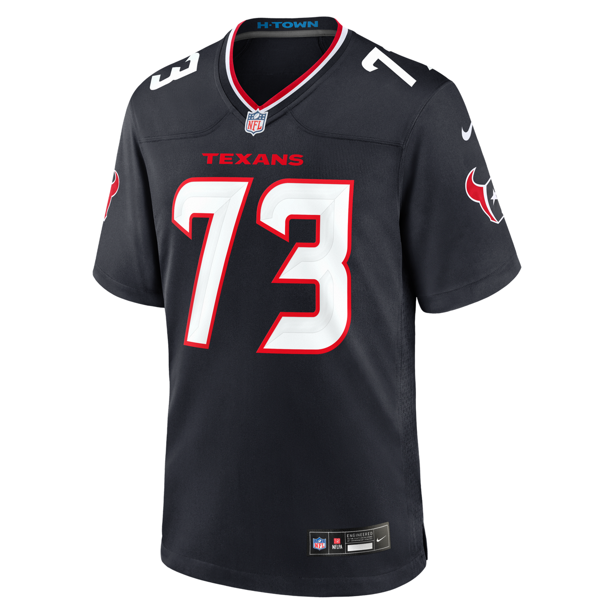 Houston Texans Derrick Graham Navy Team Game Jersey