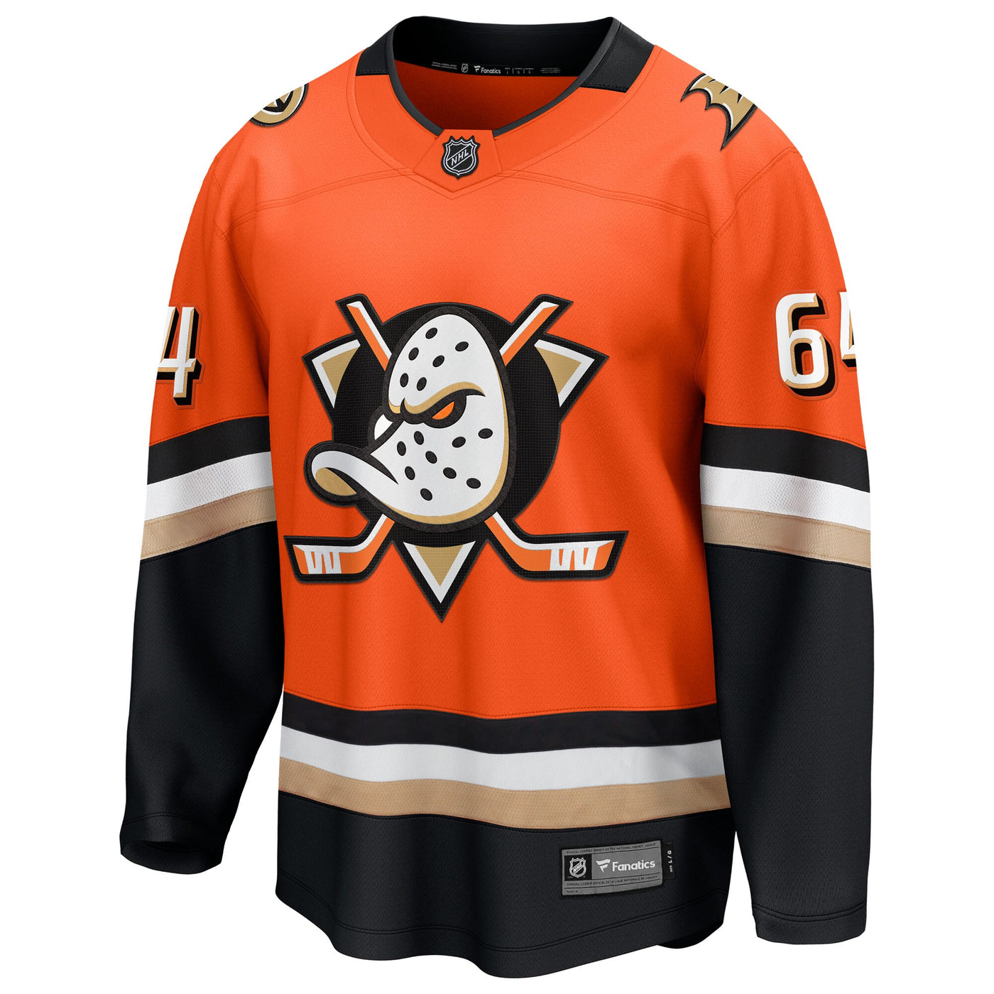 Anaheim Ducks Mikael Granlund Fanatics Orange Home Breakaway Jersey