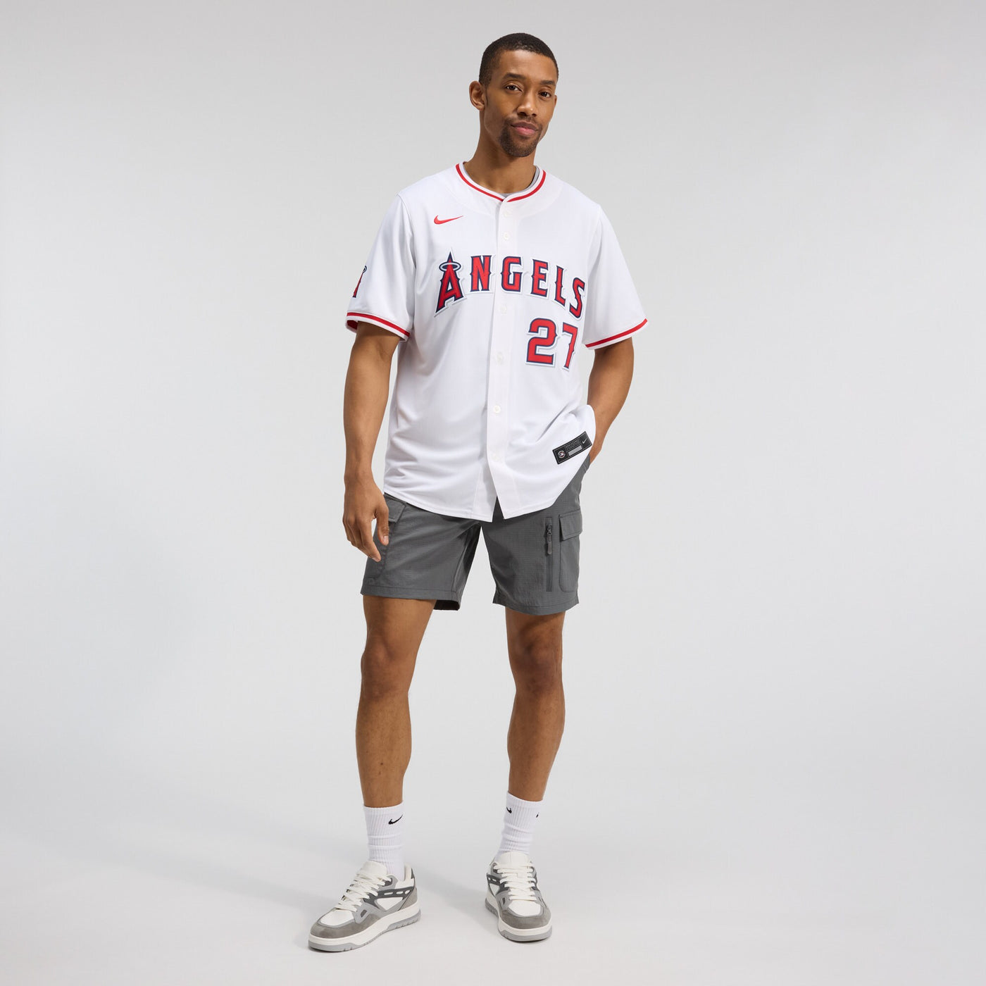 Los Angeles Angels Mike Trout Nike White Home Limited Player Jersey