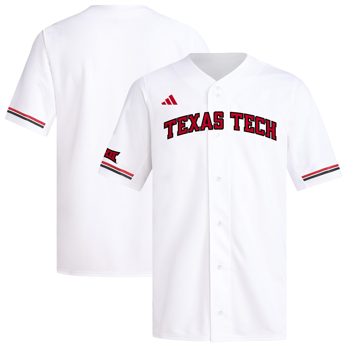 Texas Tech Red Raiders Replica Baseball Jersey - White