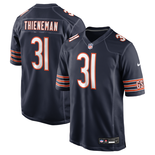 Chicago Bears Dillon Thieneman Navy 2026 NFL Draft First Round Pick No. 25 Team Game Jersey