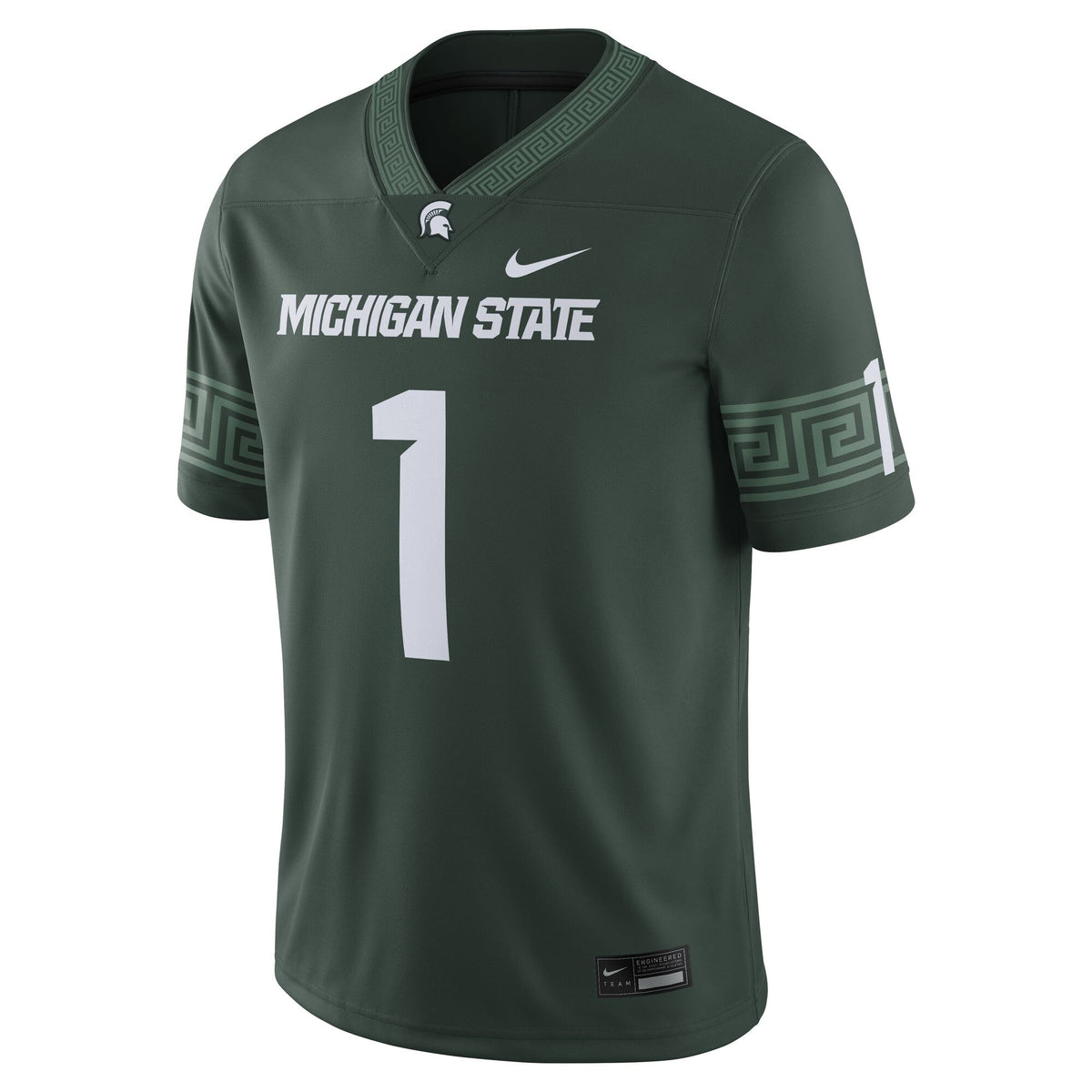#1 Michigan State Spartans Football Game Jersey - Green