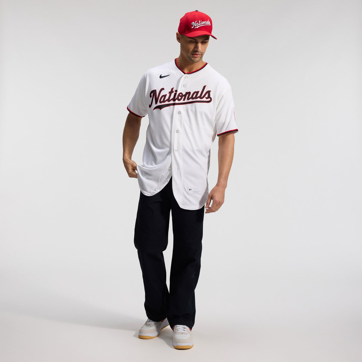 Washington Nationals White Home Authentic Jersey