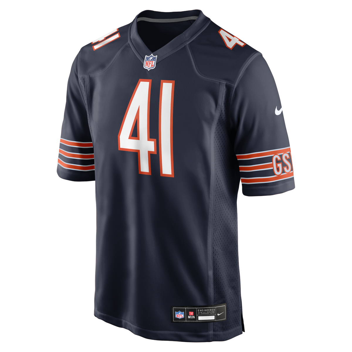 Chicago Bears Brian Piccolo Navy Game Retired Player Jersey