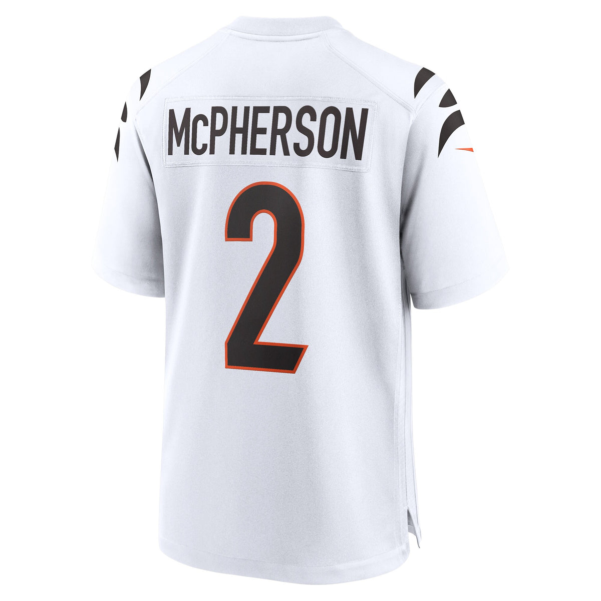Cincinnati Bengals Evan McPherson White Game Player Jersey