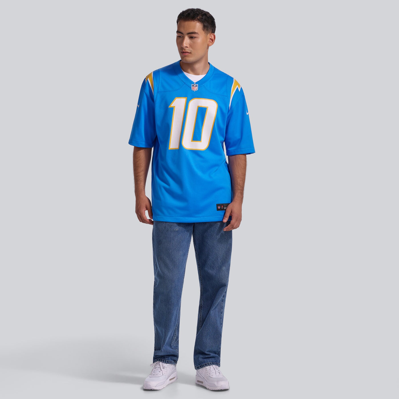 Los Angeles Chargers Justin Herbert Nike Powder Blue Player Game Jersey
