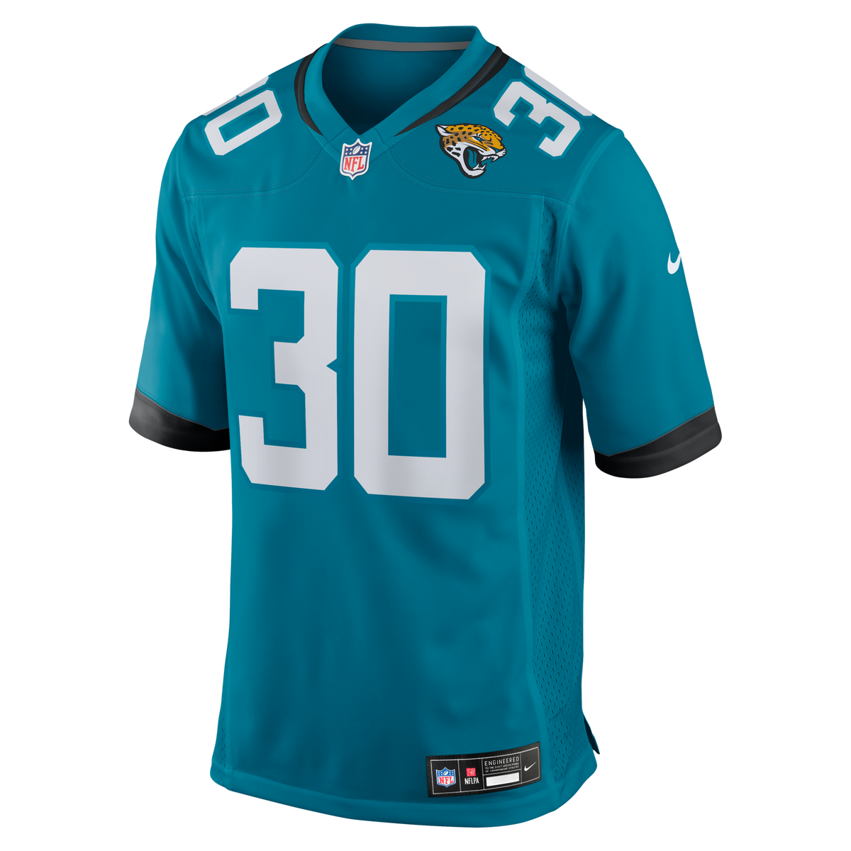 Jacksonville Jaguars Montaric Brown Teal Game Player Jersey