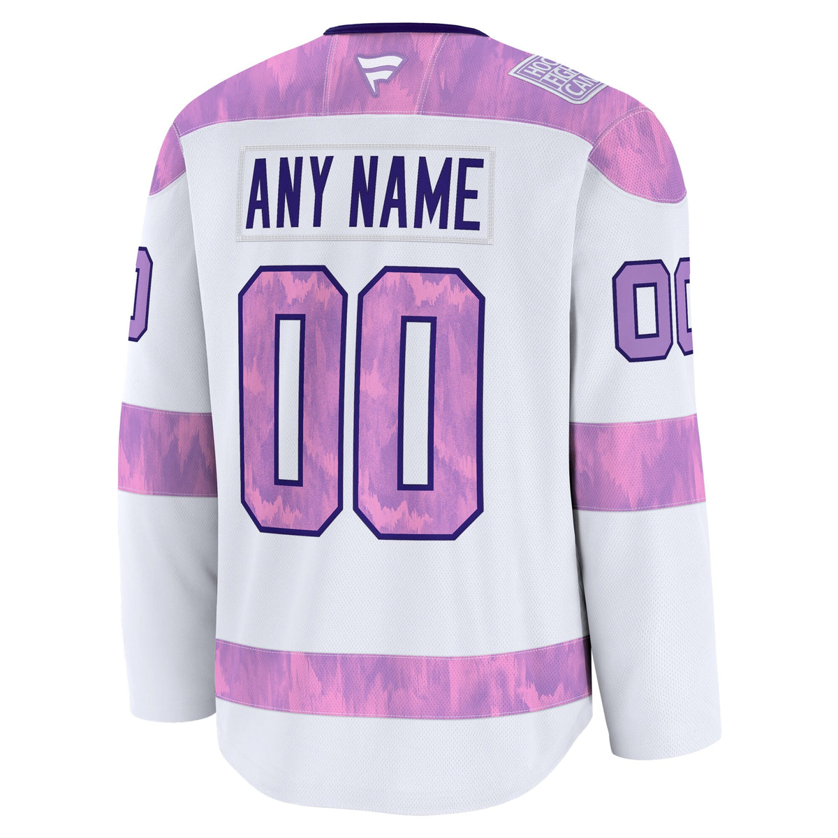 Calgary Flames Fanatics White 2024 Hockey Fights Cancer Custom Practice Jersey