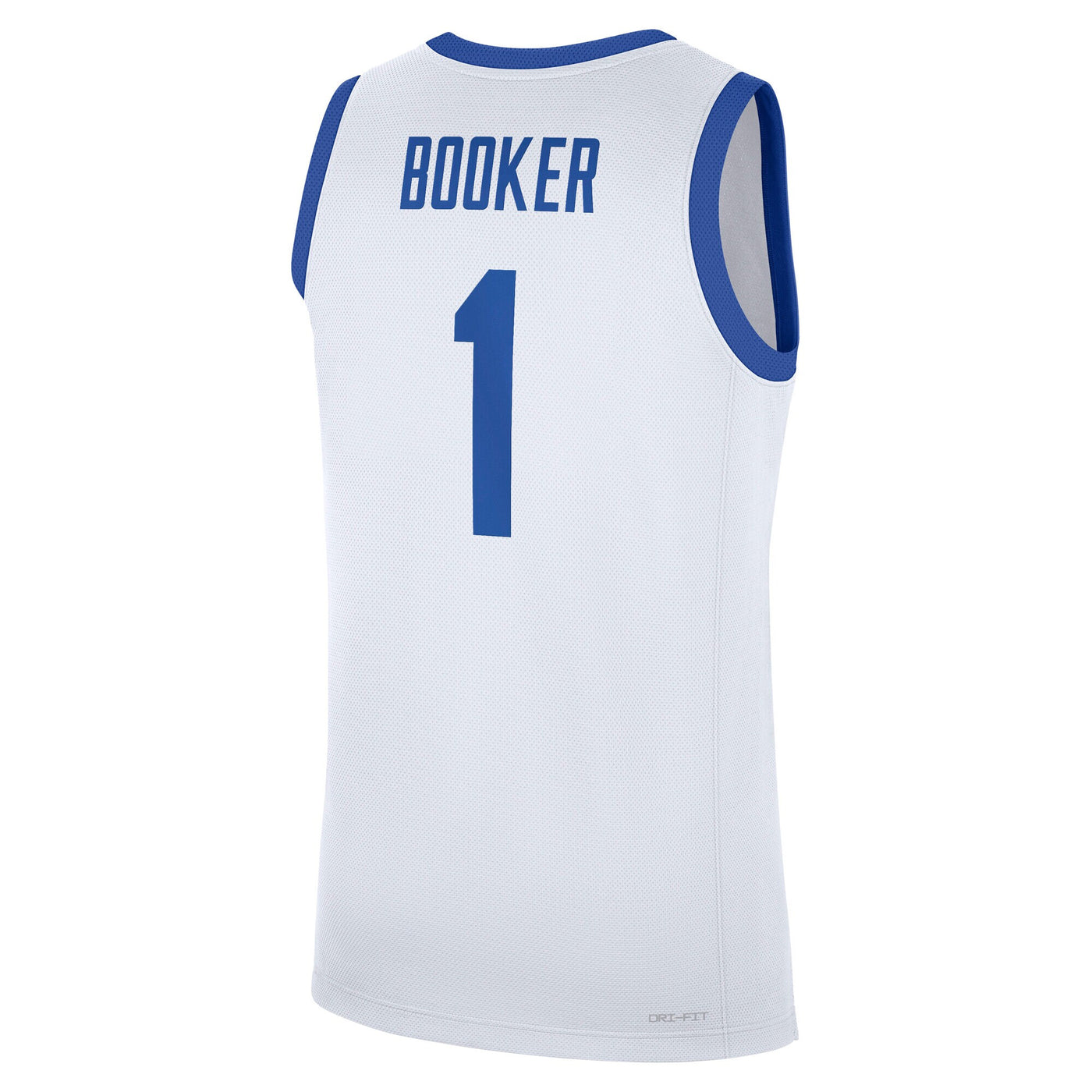 Nike Devin Booker White Kentucky Wildcats Performance Replica Basketball Jersey