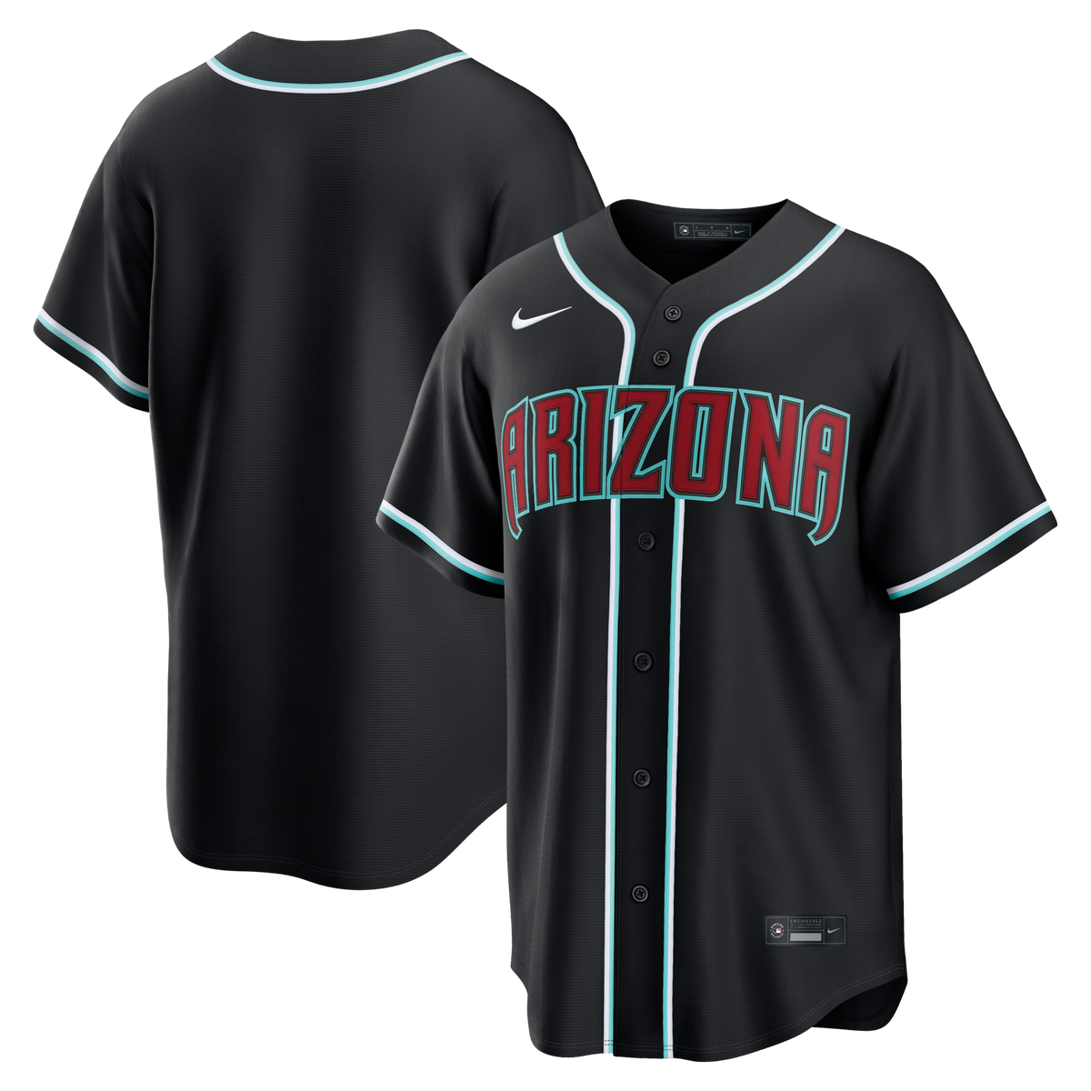 Arizona Diamondbacks Fashion Replica Black Out Jersey