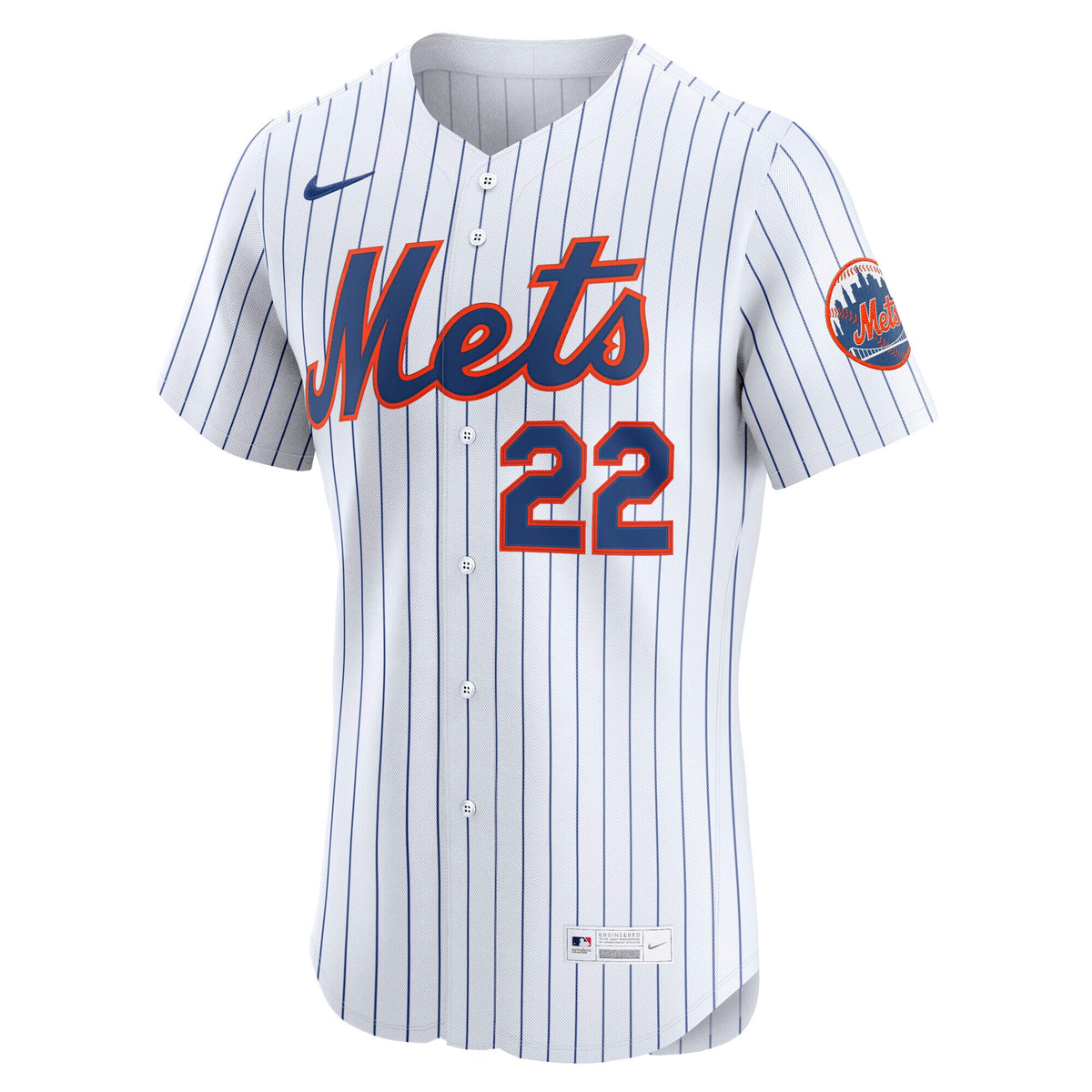 New York Mets Juan Soto White Home Elite Jersey