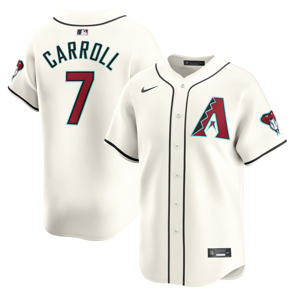 Arizona Diamondbacks Corbin Carroll White Home Limited Player Jersey