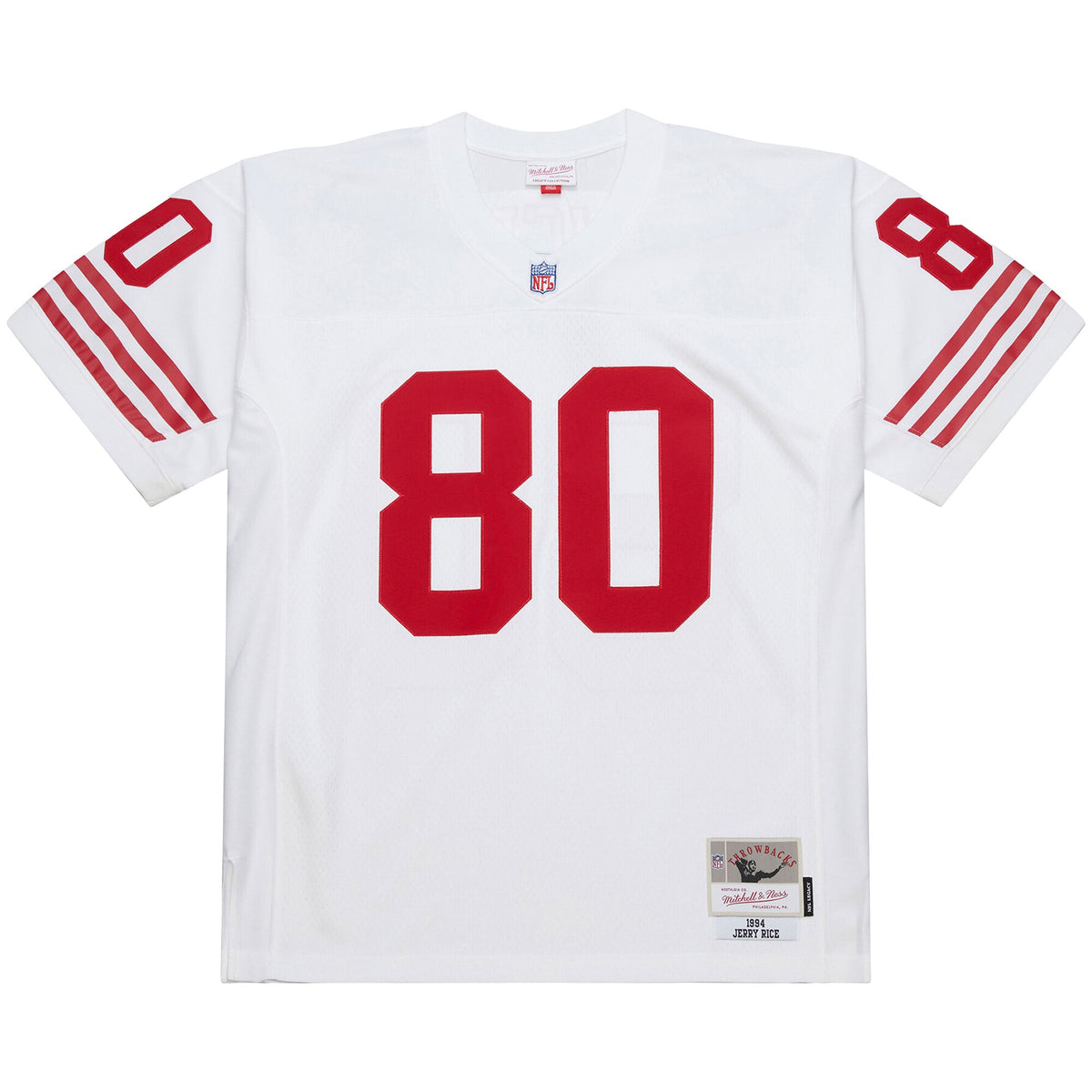 San Francisco 49ers Jerry Rice Mitchell & Ness White 1994 Legacy Replica Jersey