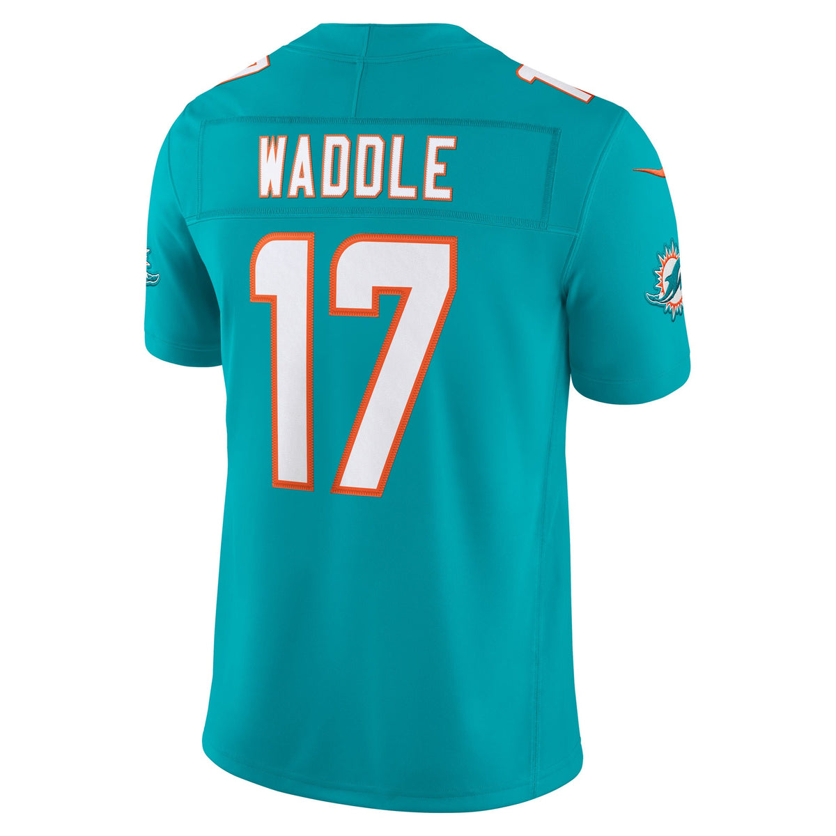Miami Dolphins Jaylen Waddle Aqua Team Vapor F.U.S.E. Stitched Limited Jersey