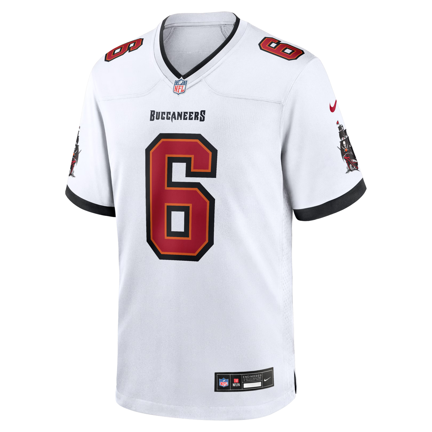 Tampa Bay Buccaneers Baker Mayfield Nike White Away Game Jersey