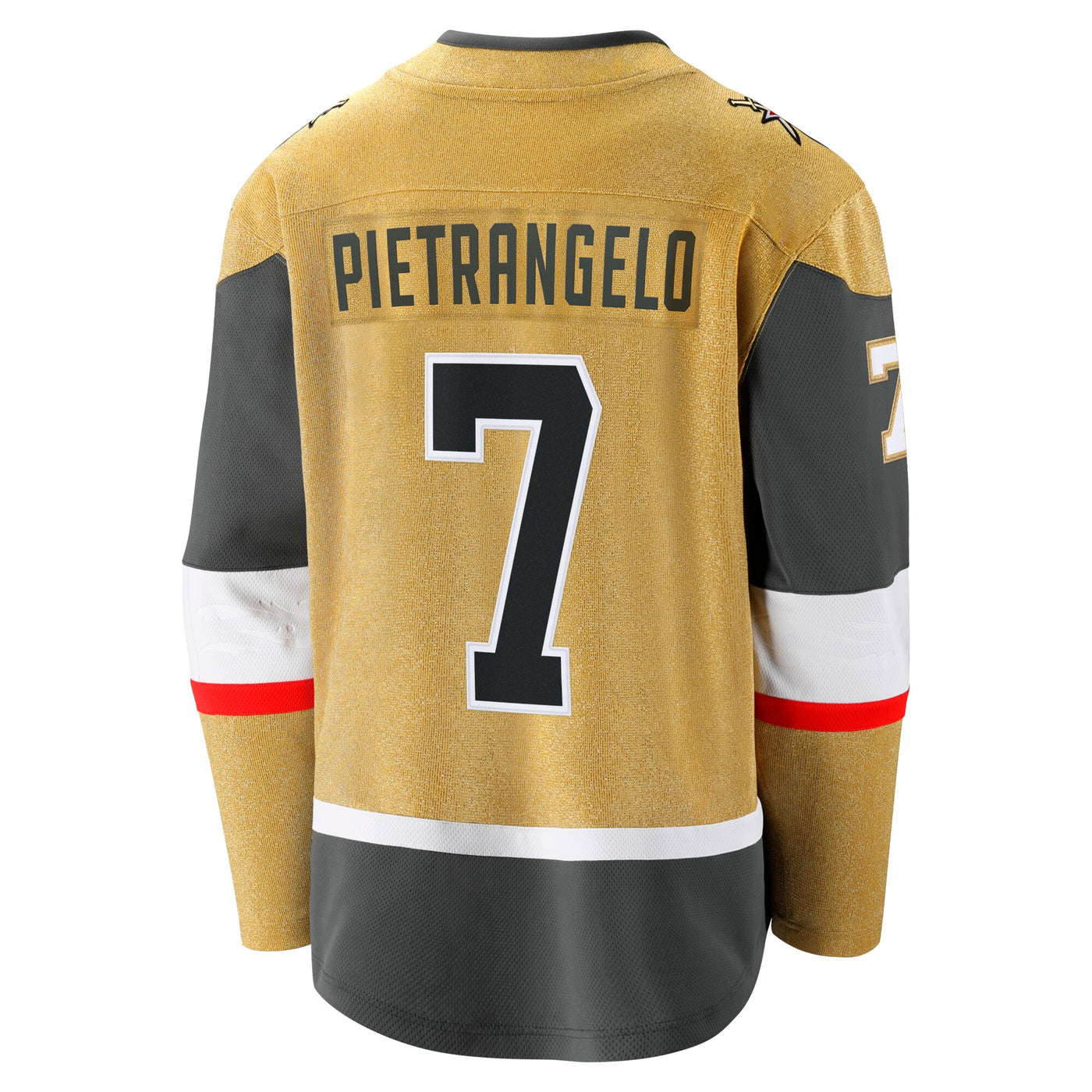 Vegas Golden Knights Alex Pietrangelo Fanatics Gold Home Breakaway Jersey