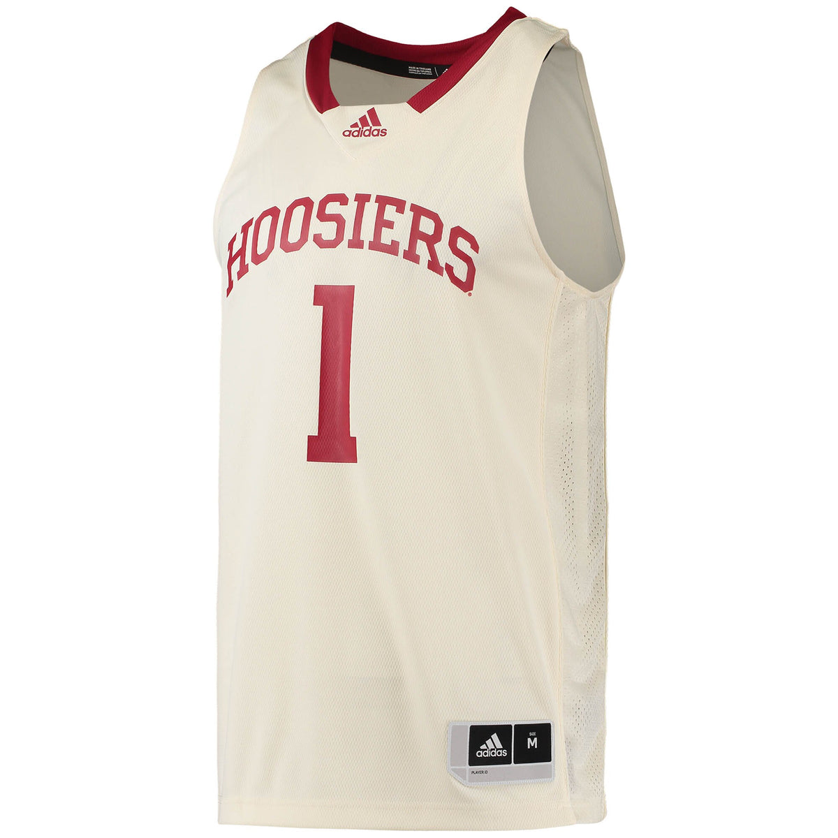 #1 Indiana Hoosiers Swingman Basketball Jersey - Cream