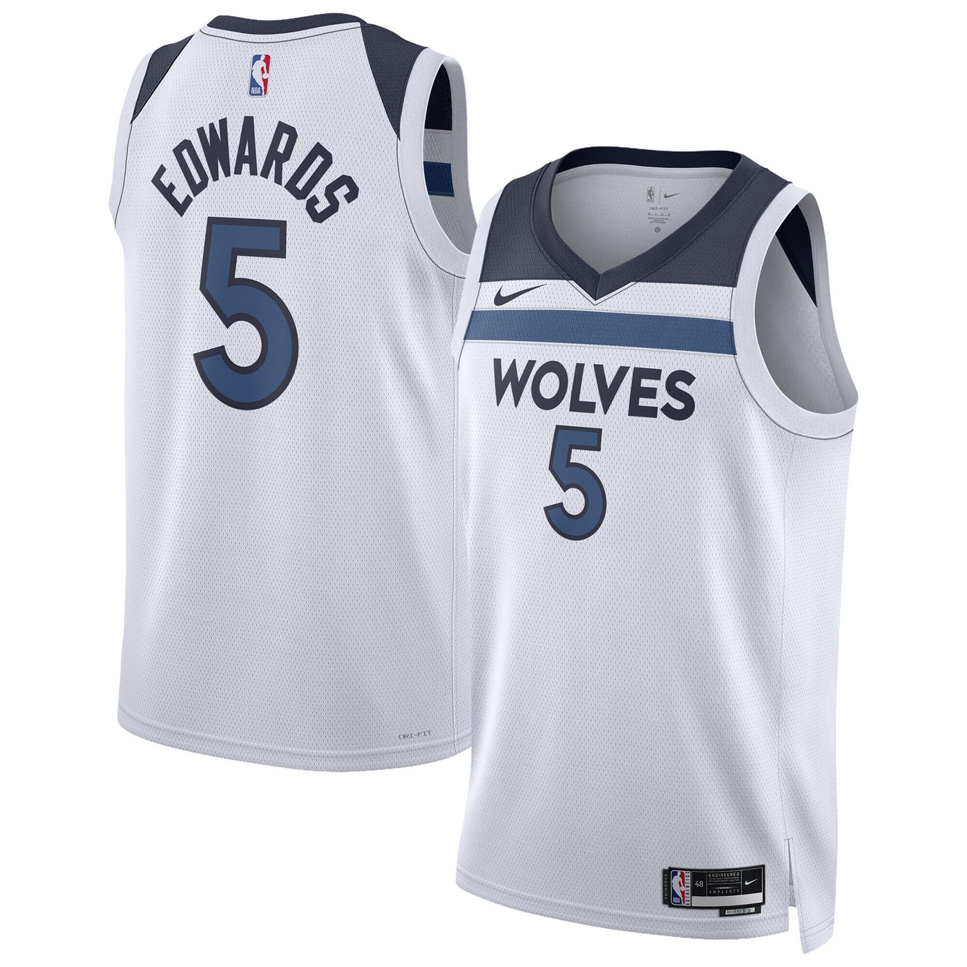 Minnesota Timberwolves Nike Swingman Jersey - Association Edition - Anthony Edwards