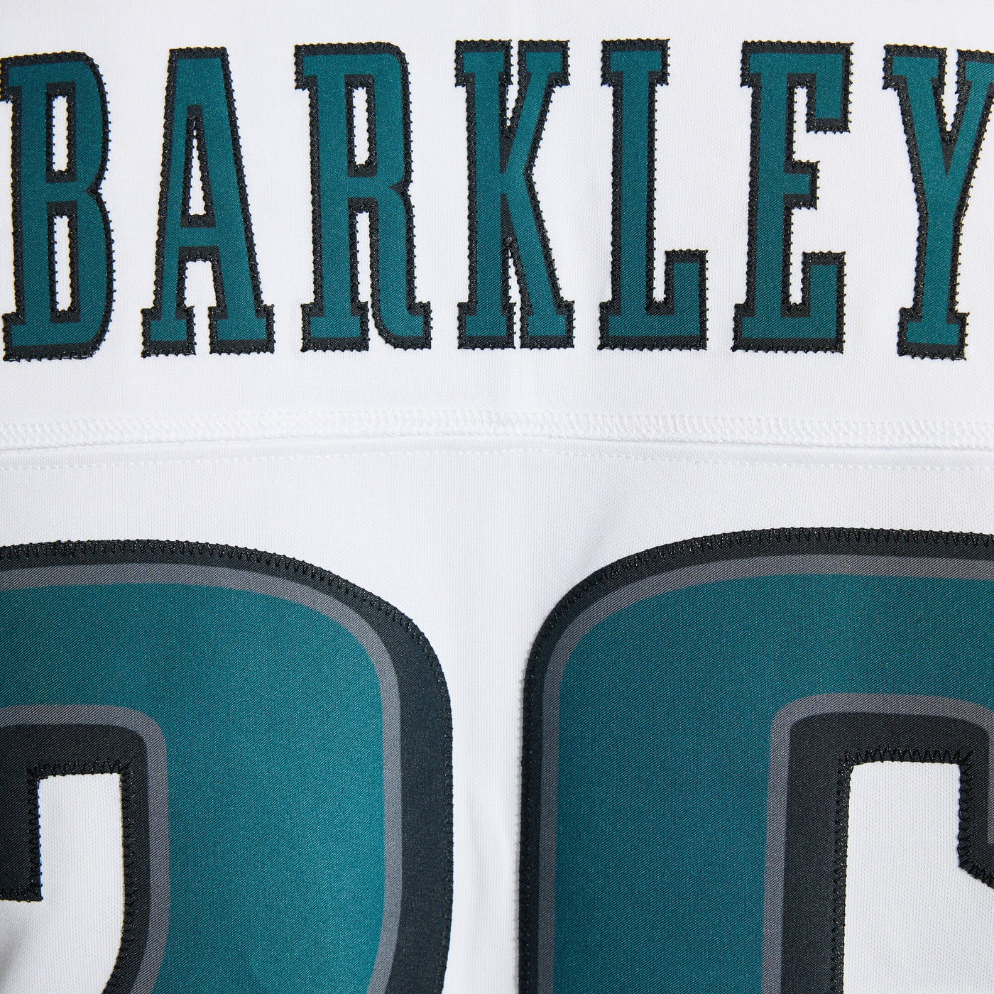 Philadelphia Eagles Saquon Barkley Nike White Vapor F.U.S.E. Stitched Limited Jersey