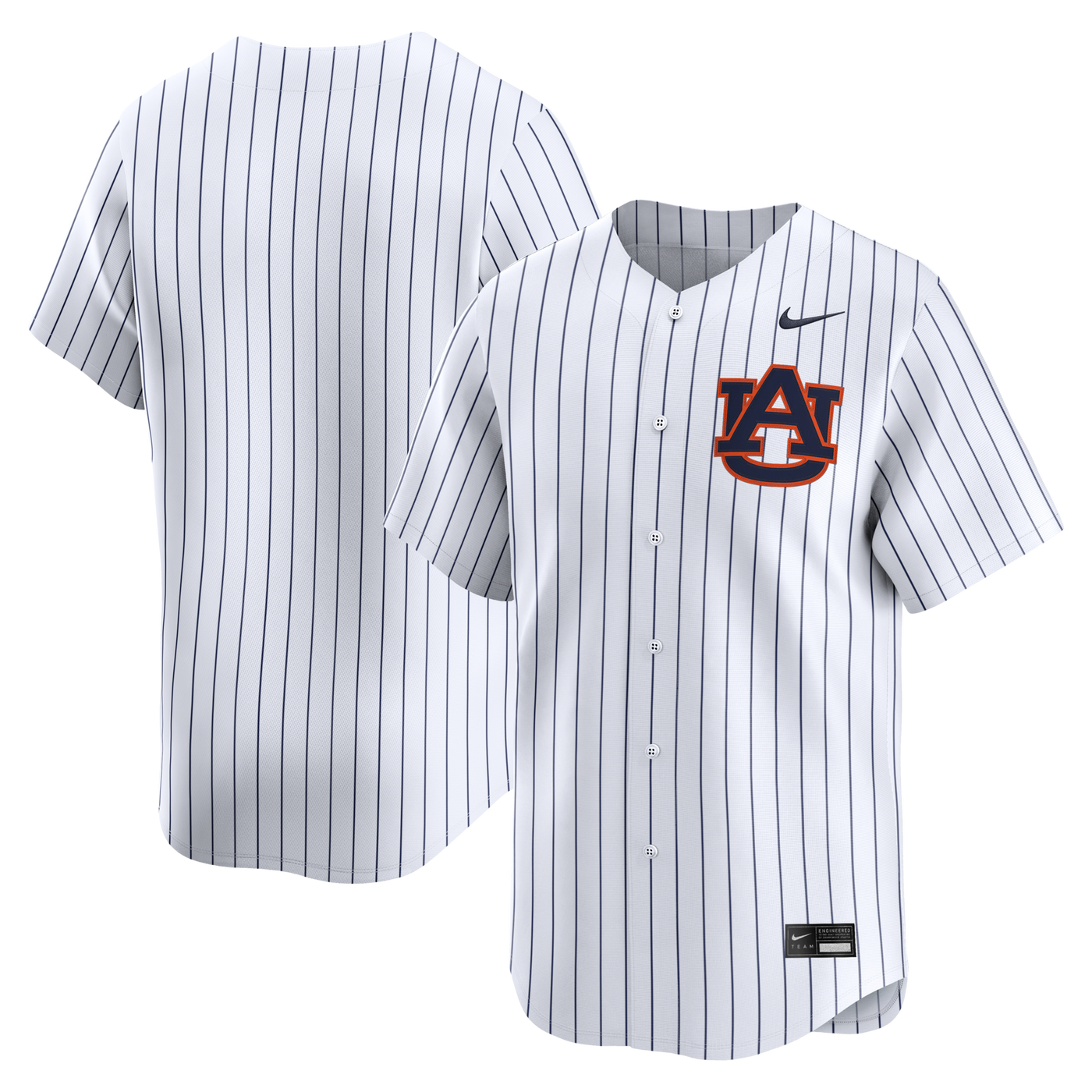 Nike White Auburn Tigers Alternate Limited Baseball Jersey