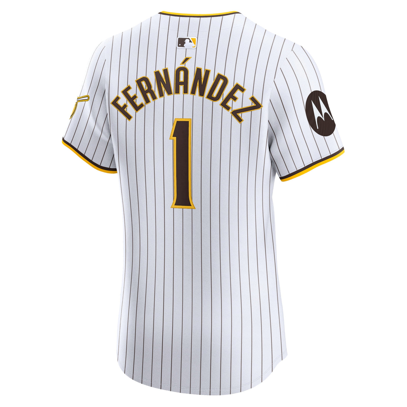 San Diego Padres Tony Fernández Nike White Home Elite Sponsor Patch Player Jersey
