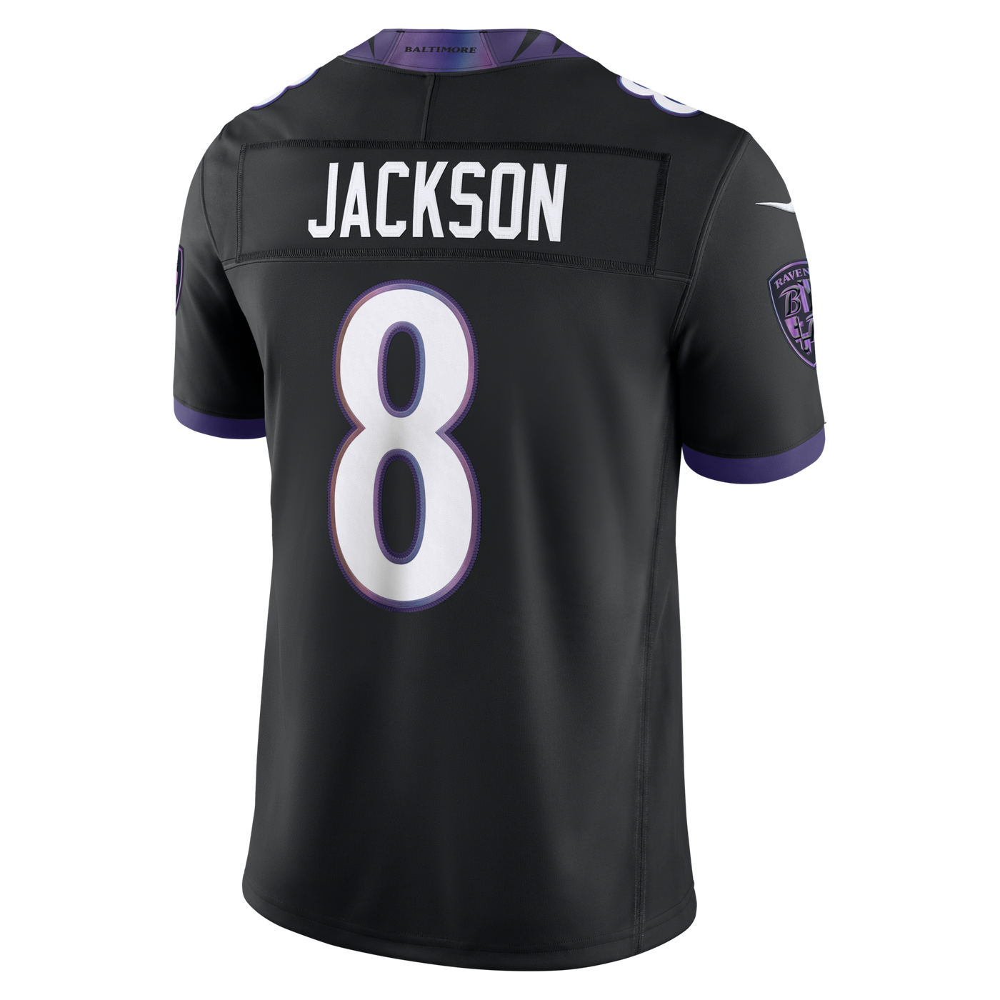 Baltimore Ravens Lamar Jackson Nike Black Alternate Alternate Vapor F.U.S.E. Stitched Limited Jersey