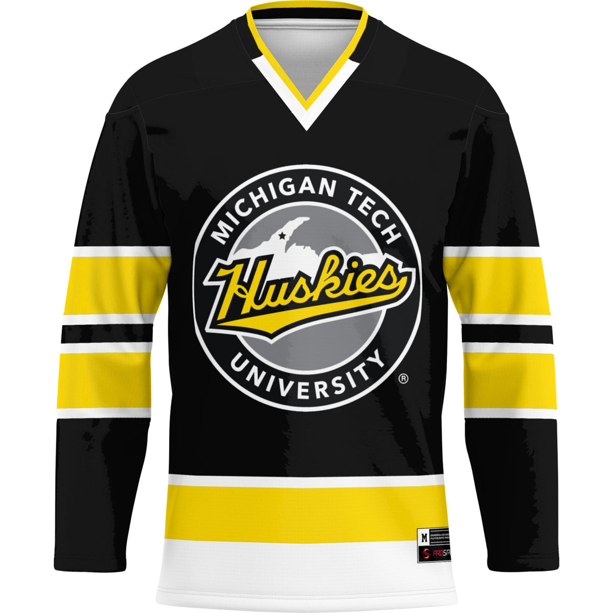 Michigan Tech Huskies GameDay Greats Hockey Jersey - Gold