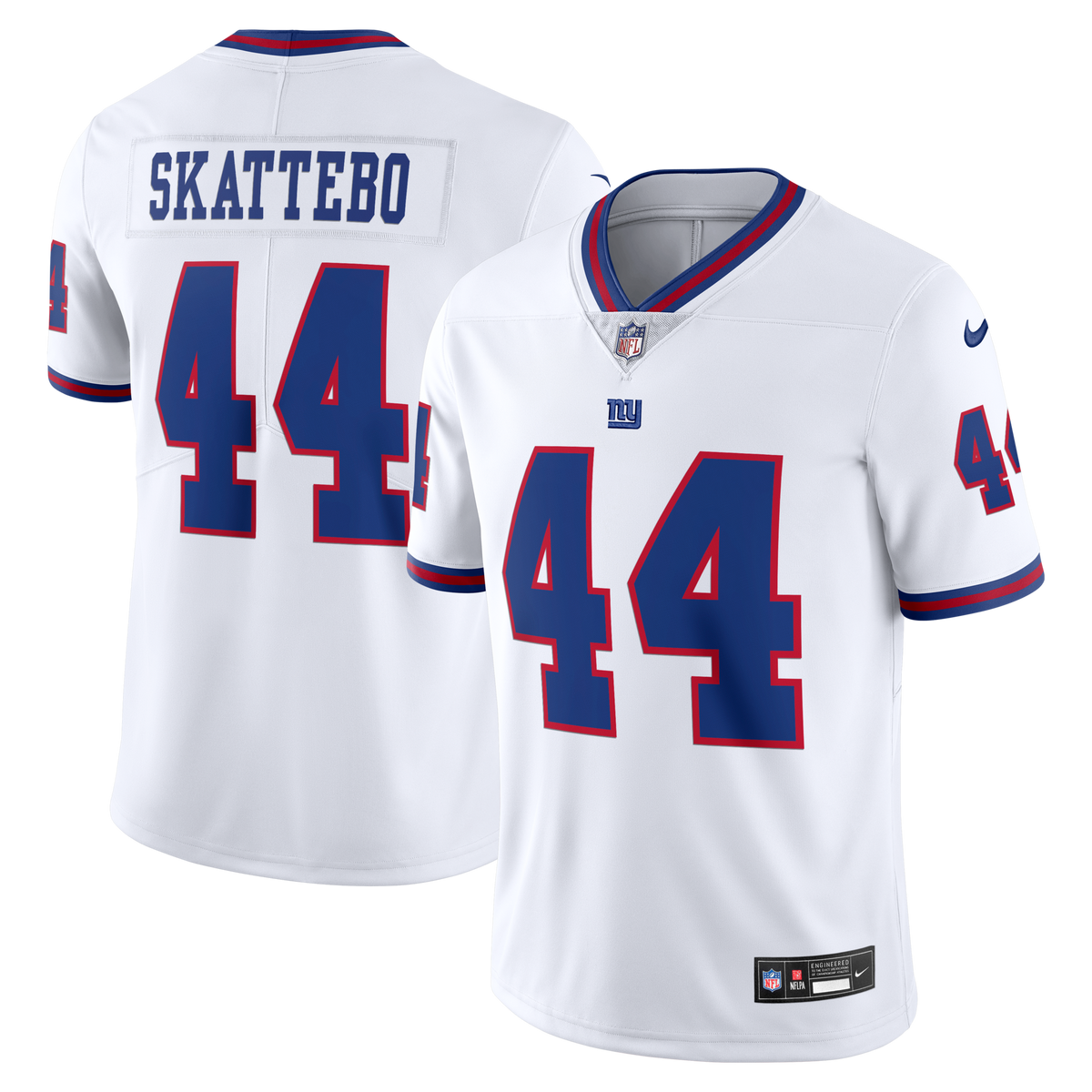 New York Giants Cam Skattebo White Vintage White Vapor Untouchable Stitched Limited Jersey