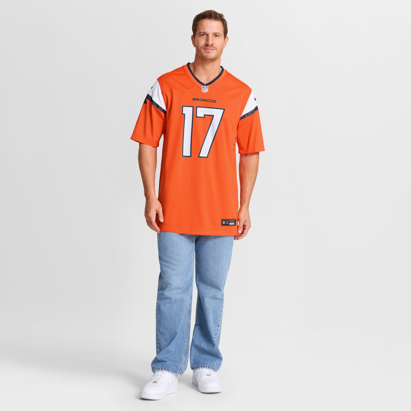 Denver Broncos Jaylen Waddle Nike Orange Game Jersey