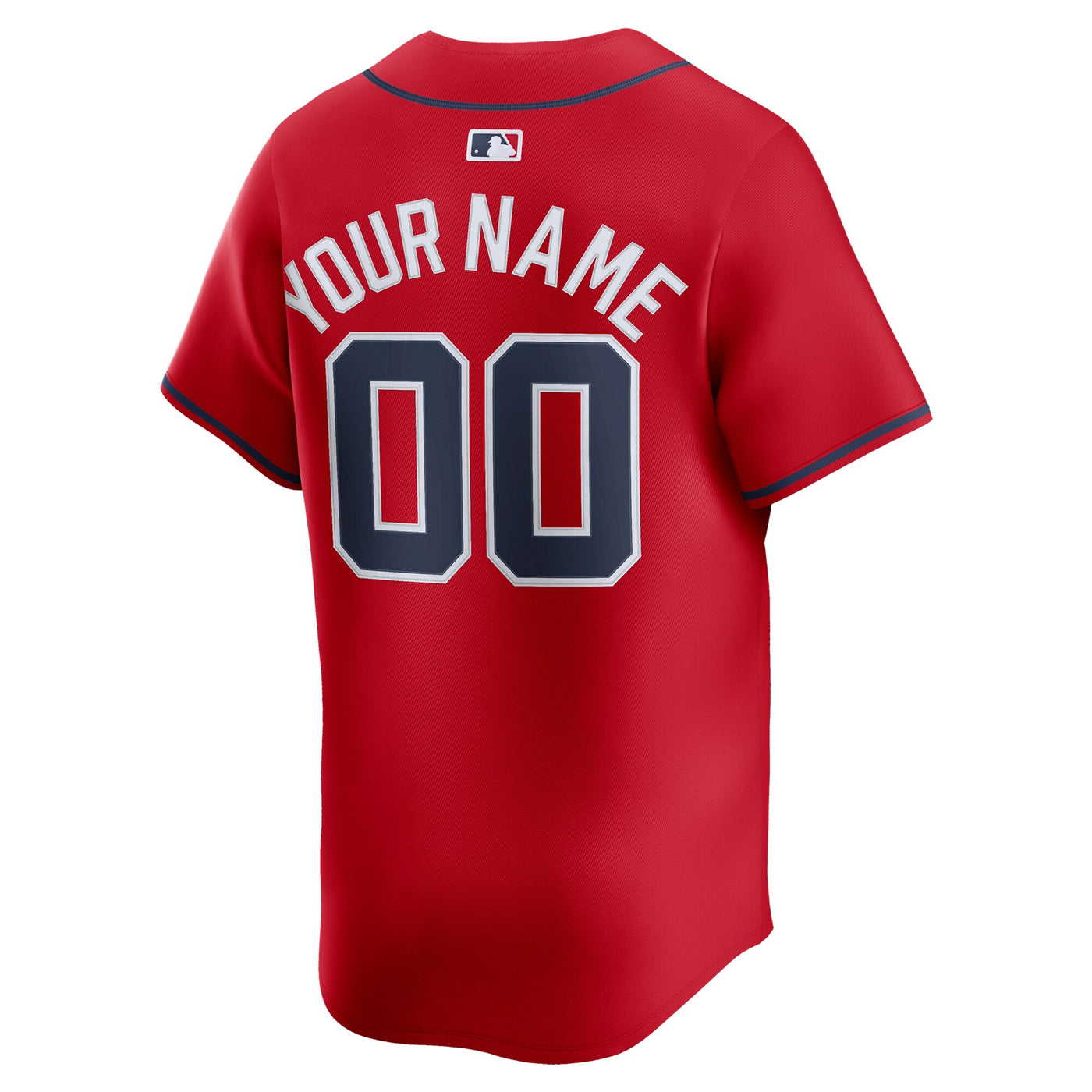 Atlanta Braves Nike Red Alternate Limited Custom Jersey