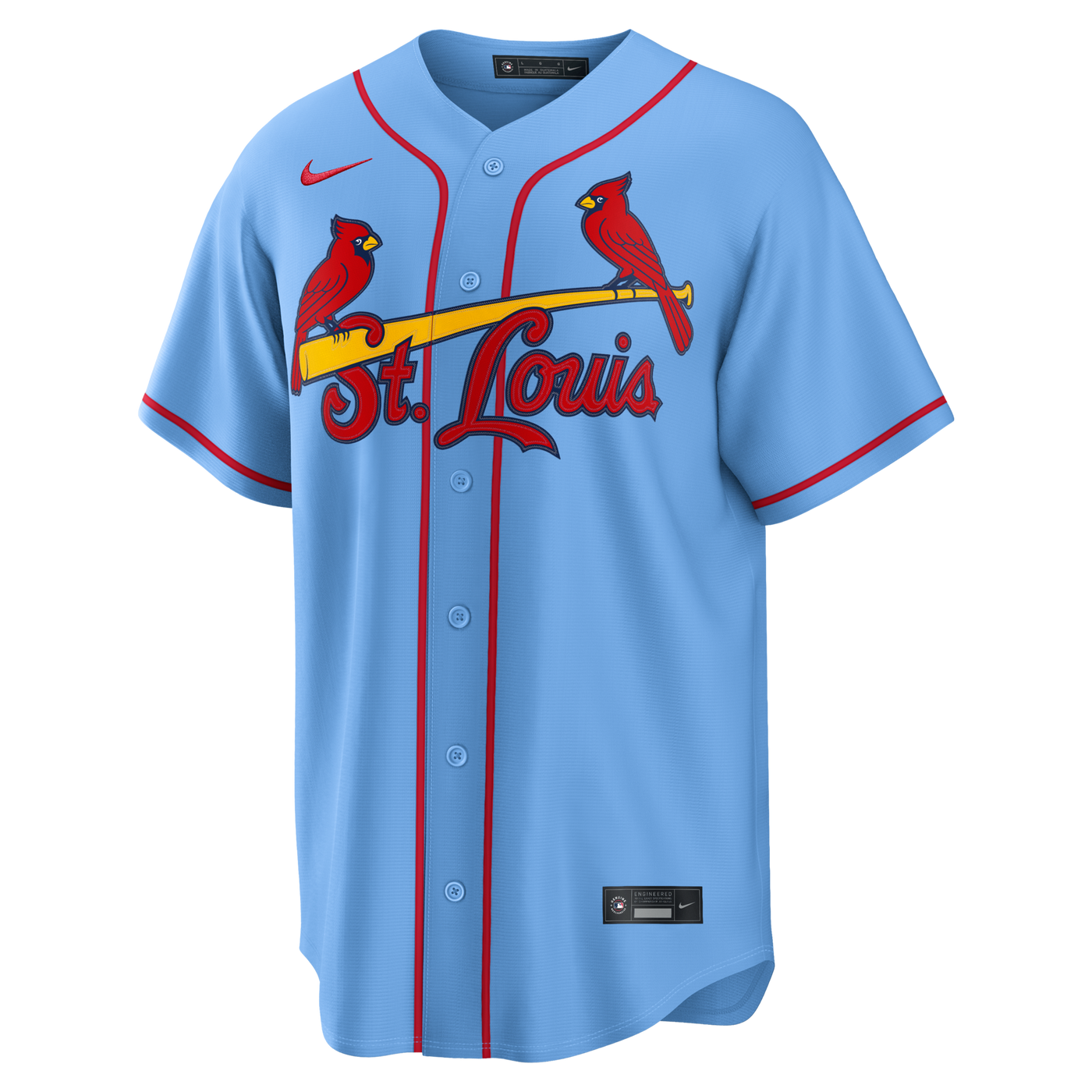St. Louis Cardinals Nike Light Blue Alternate Replica Jersey