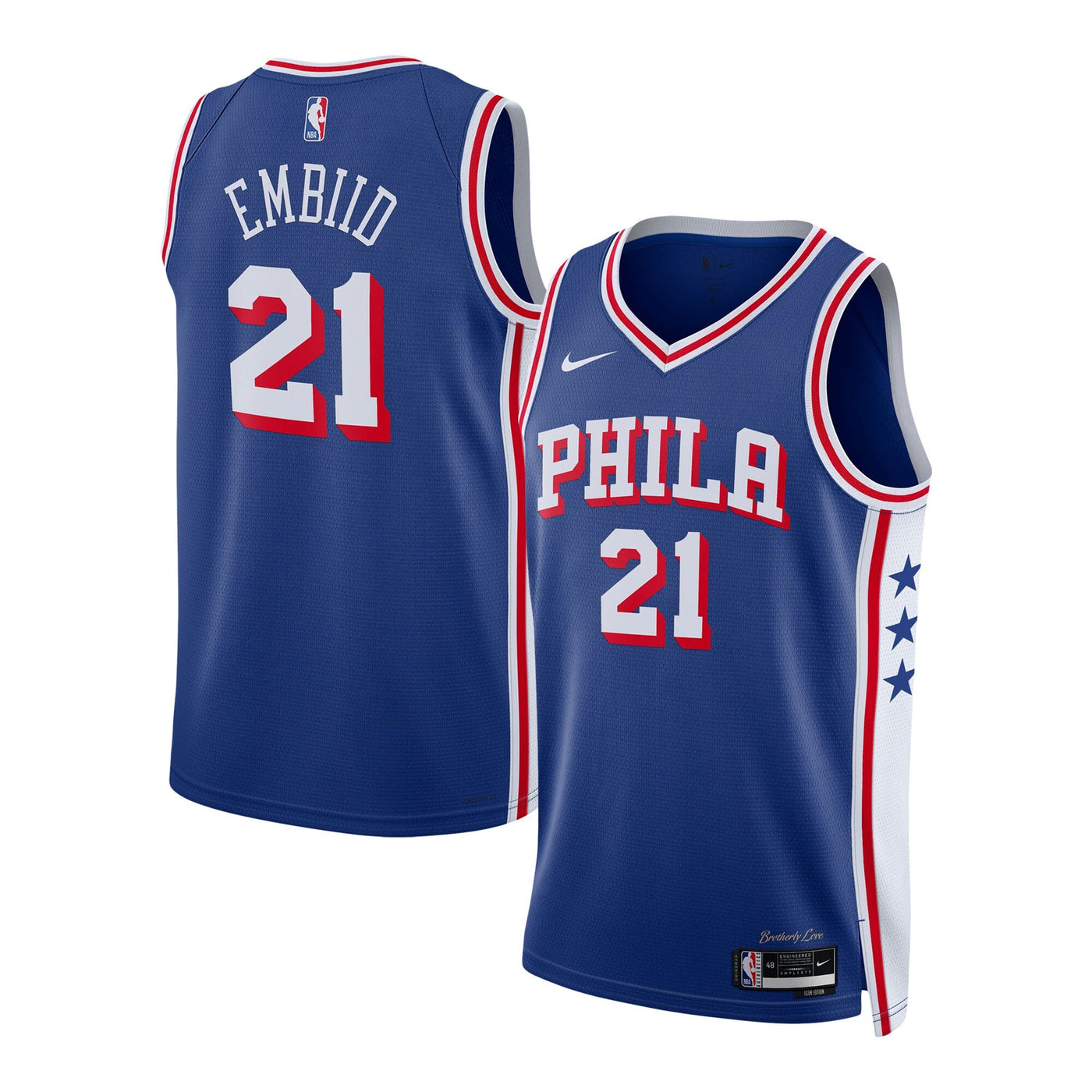 Philadelphia 76ers Nike Icon Edition Swingman Jersey - Joel Embiid