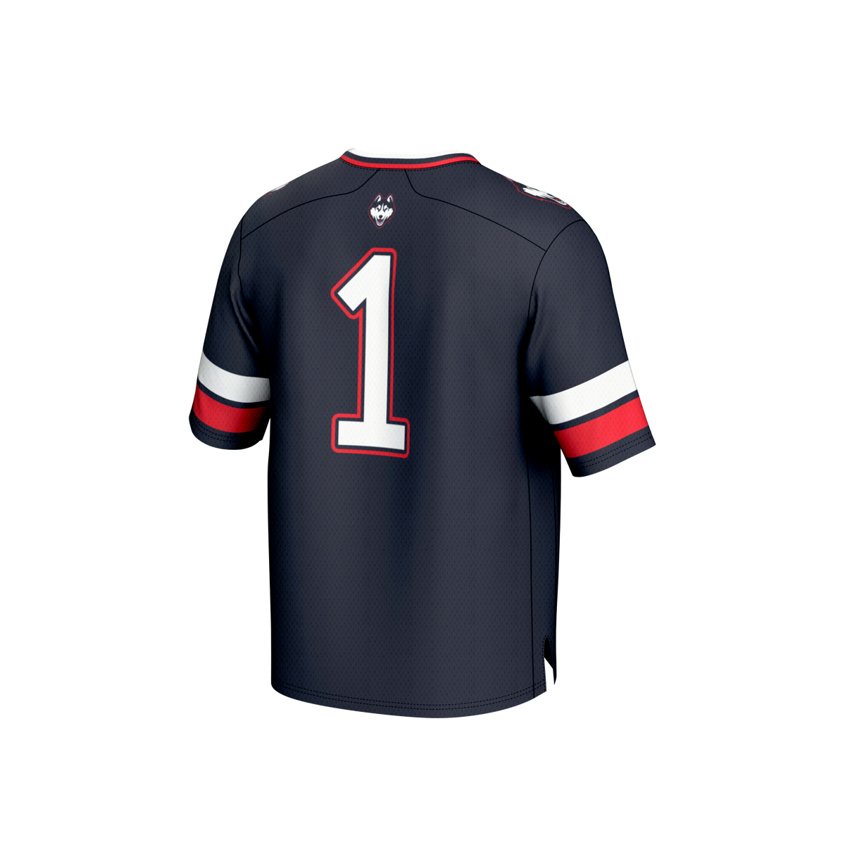 #1 UConn Huskies GameDay Greats Lightweight Collegiate Football Fashion Jersey - Navy