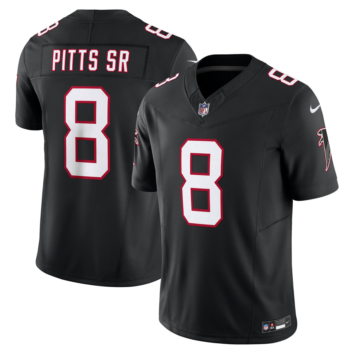 Atlanta Falcons Kyle Pitts Sr. Black Vapor F.U.S.E. Limited Jersey