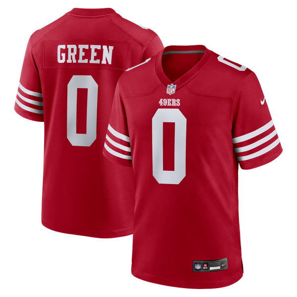 San Francisco 49ers Renardo Green Scarlet Game Jersey