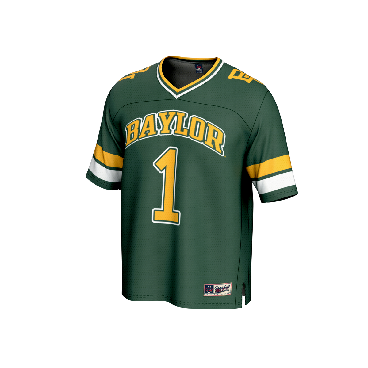 #1 Baylor Bears GameDay Greats Collegiate Football Fashion Jersey - Green