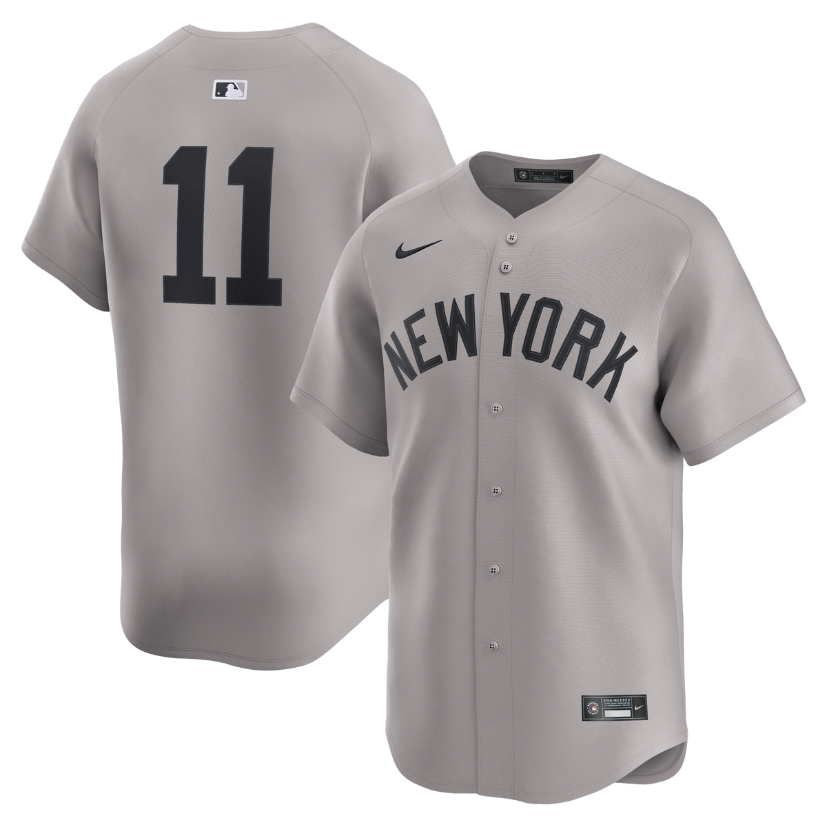 New York Yankees Anthony Volpe Gray Road Limited Player Jersey