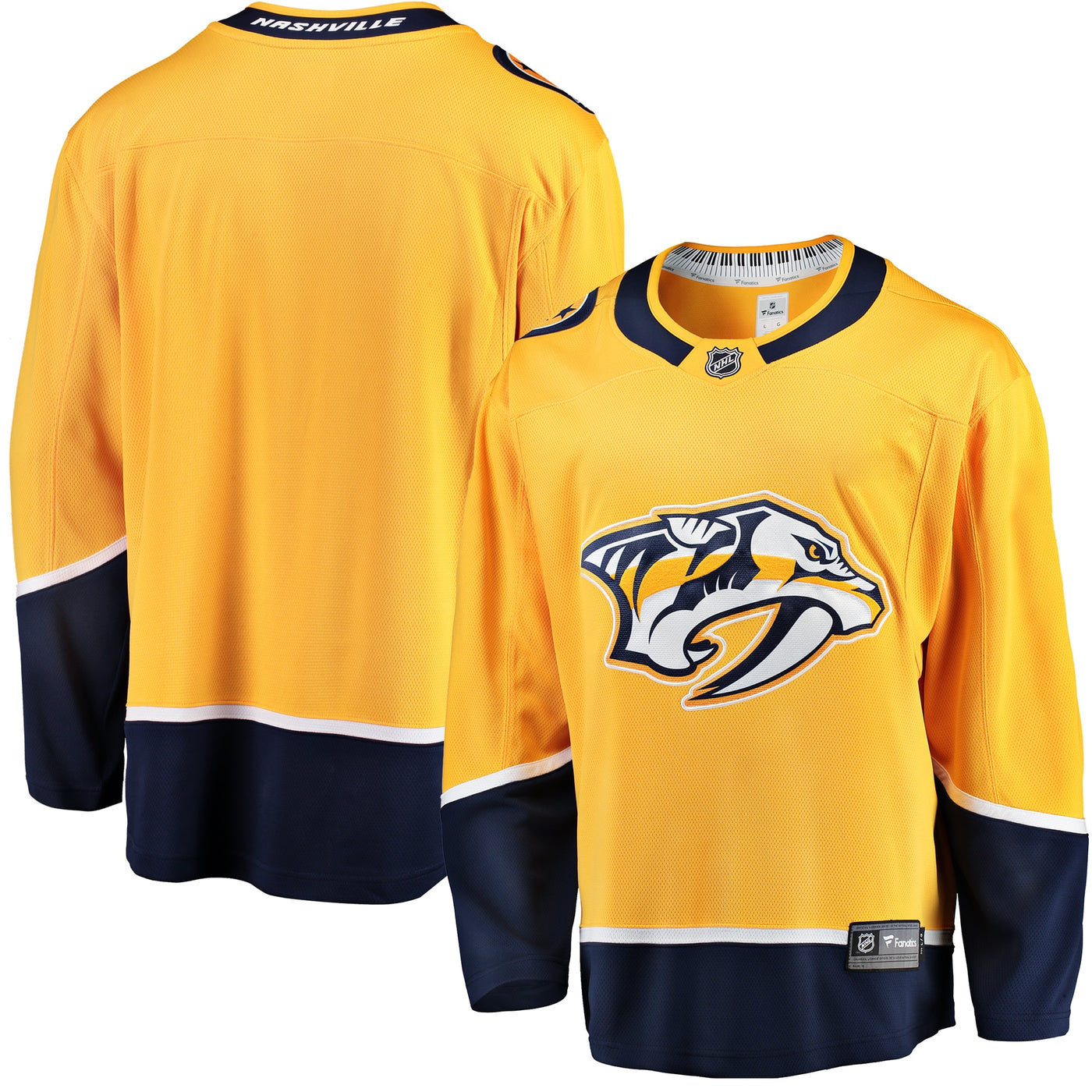 Nashville Predators Fanatics Gold Breakaway Home Jersey