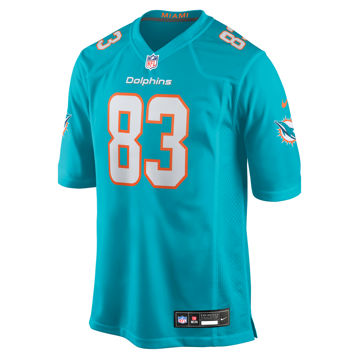 Miami Dolphins Darren Waller Aqua Team Game Jersey