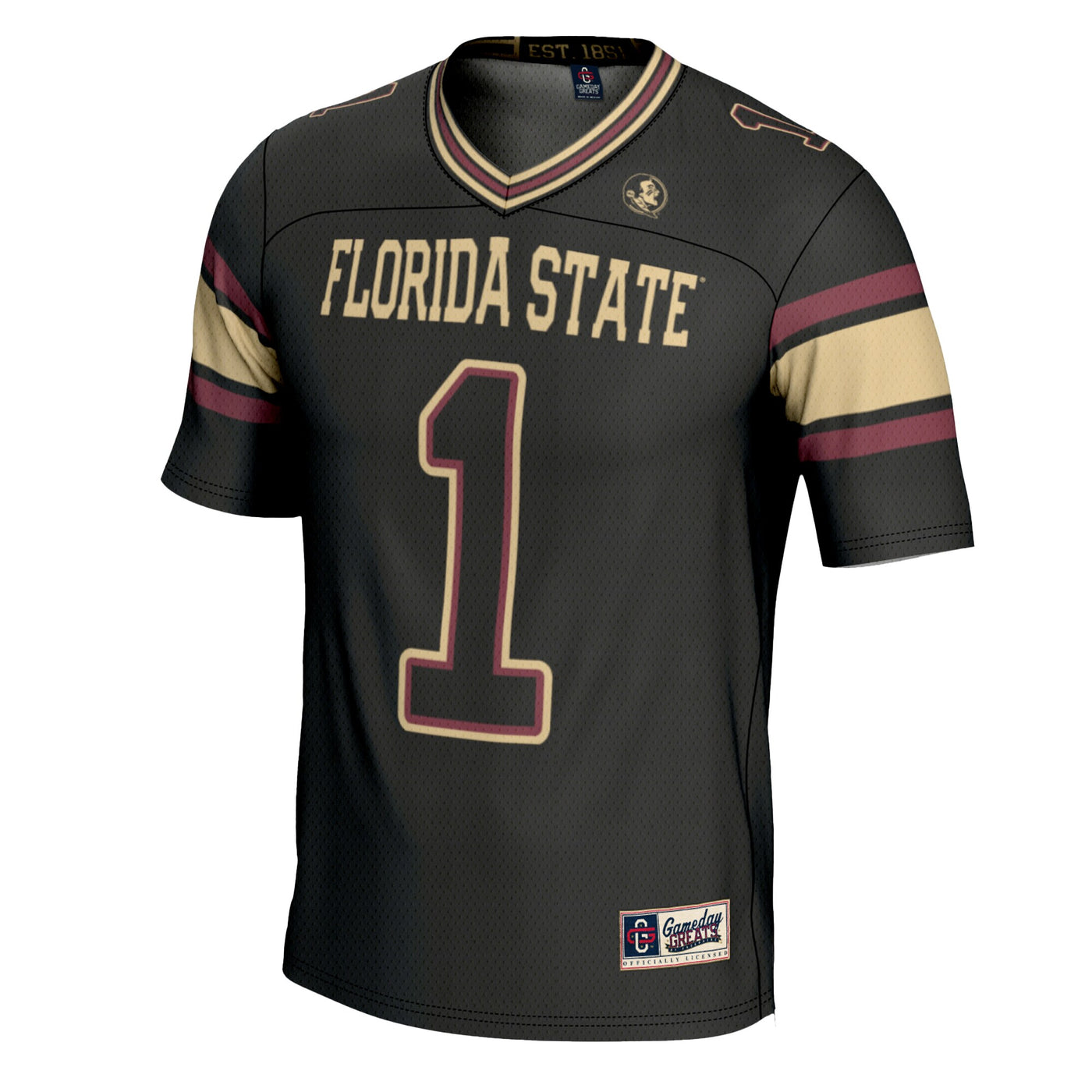 GameDay Greats #1 Black Florida State Seminoles Football Jersey