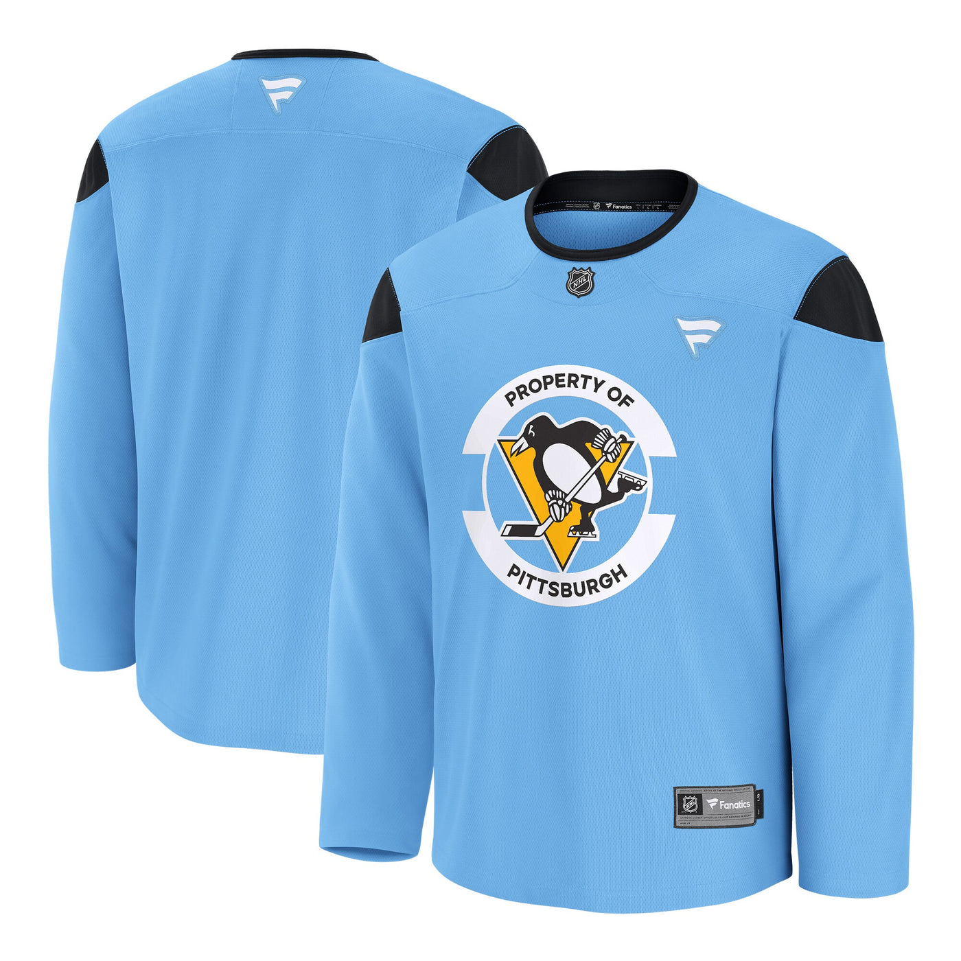 Pittsburgh Penguins Fanatics Blue Practice Jersey