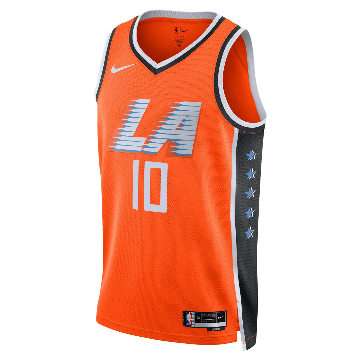 LA Clippers Nike 2025/26 City Edition Swingman Jersey - Orange - Darius Garland