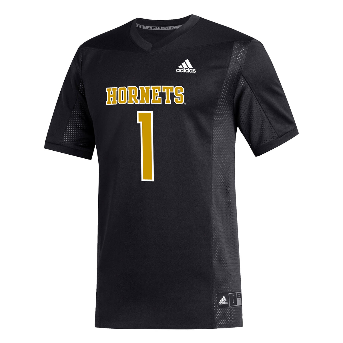 #1 Alabama State Hornets Replica Football Jersey - Black