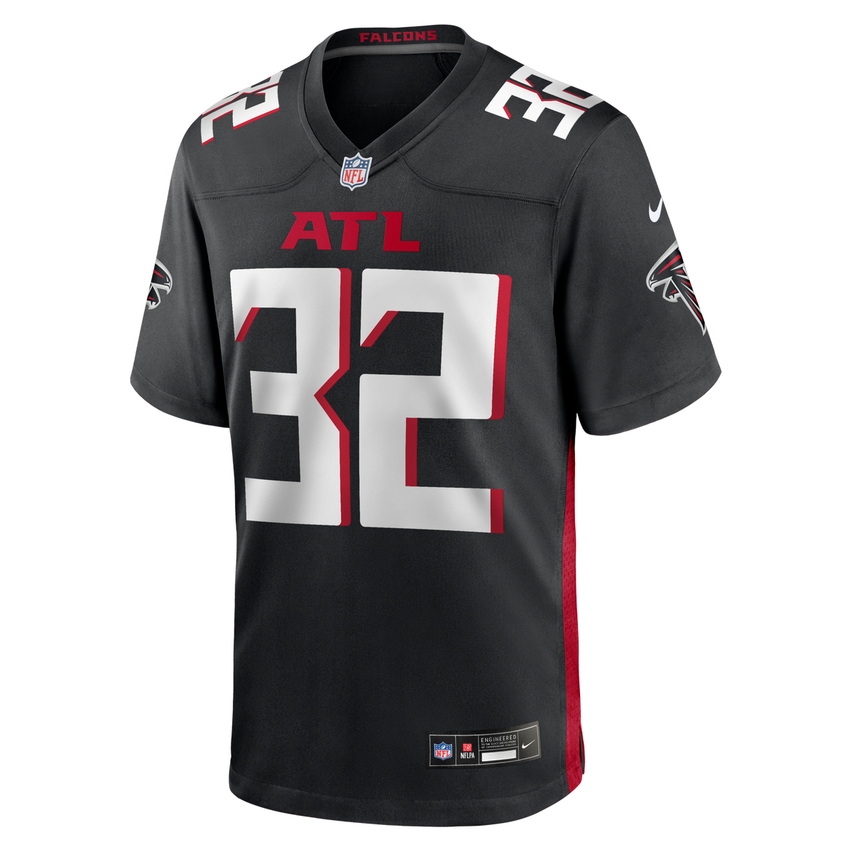 Atlanta Falcons Jamal Anderson Black Game Retired Player Jersey