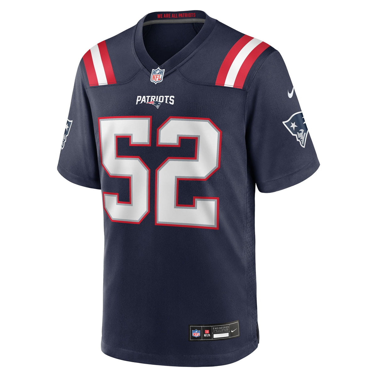 New England Patriots Marcus Bryant Navy Team Game Jersey