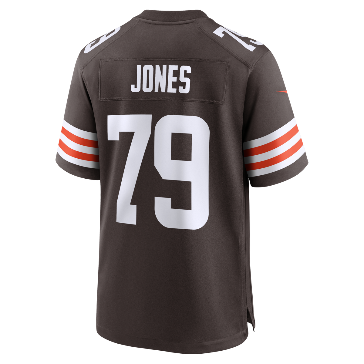 Cleveland Browns Dawand Jones Brown Team Game Jersey