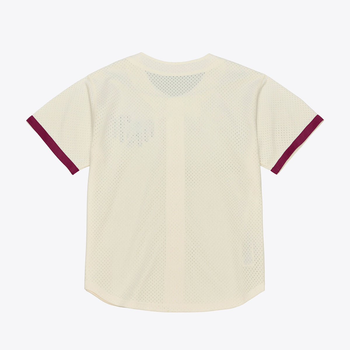 Texas A&M Aggies Mitchell & Ness Mesh Button-Up Batting Practice Baseball Jersey - Cream
